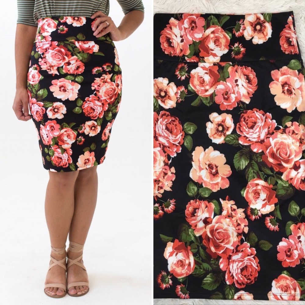 AGNES & DORA Pencil Skirt Sunny Sentiments